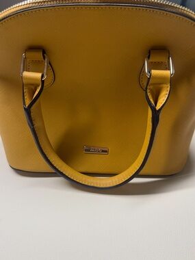 women’s yellow aldo purse